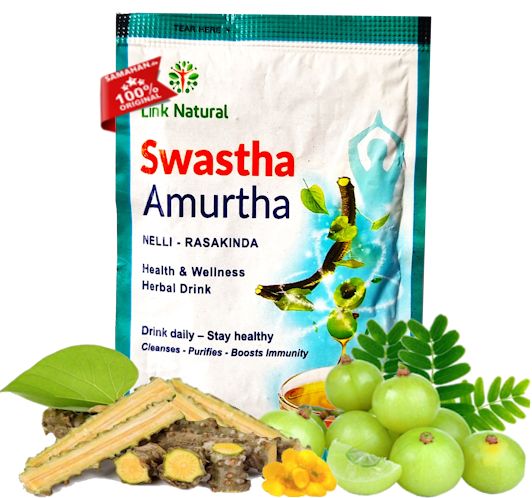 Gratis zu Ihrer Bestellung: 7x Swastha Amurtha Nelli-Rasakinda Summerdrink